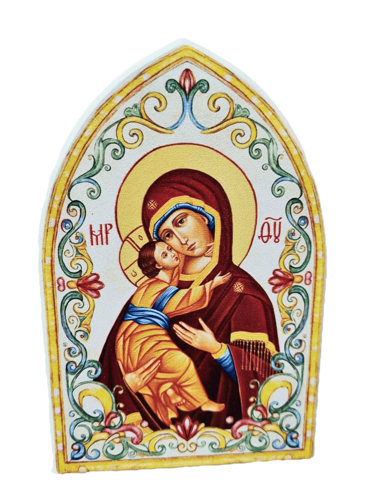 Adorno Italiano Catedral Nossa Senhora da Ternura 13,5 cm x 9 cm-TerraCotta Arte Sacra