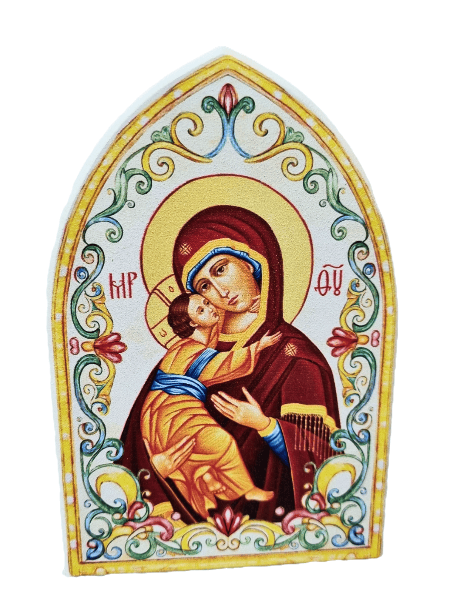 Adorno Italiano Catedral Nossa Senhora da Ternura 13,5 cm x 9 cm-TerraCotta Arte Sacra