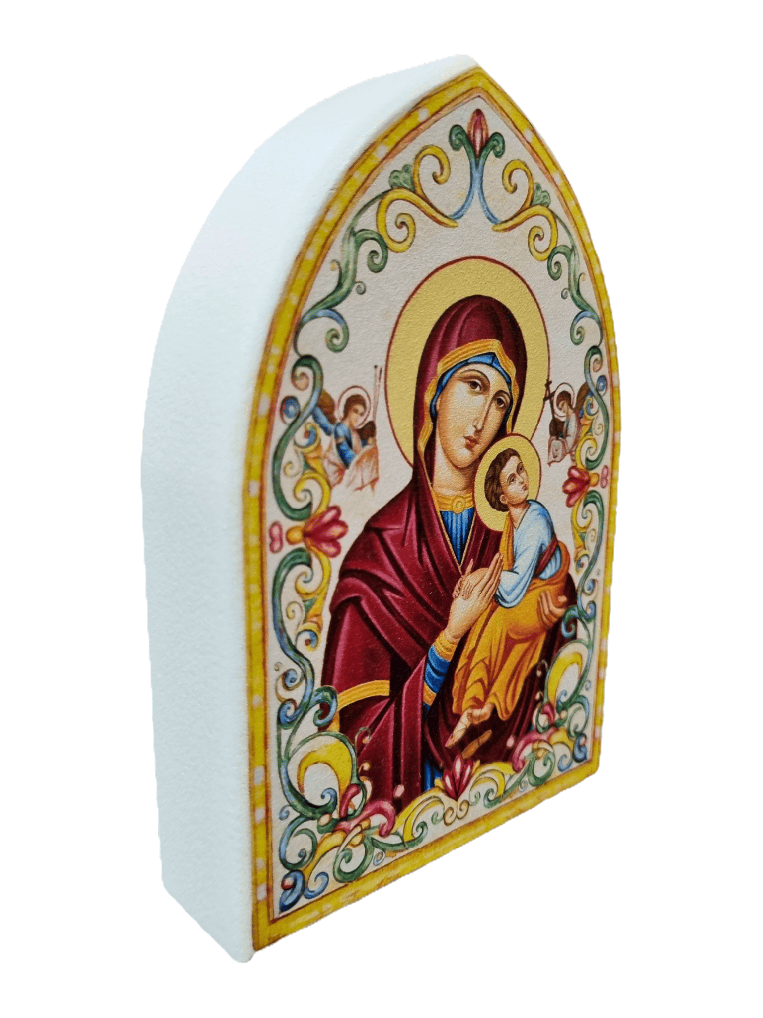 Adorno Italiano Catedral Nossa Senhora do Perpétuo Socorro 13,5 cm x 9 cm-TerraCotta Arte Sacra