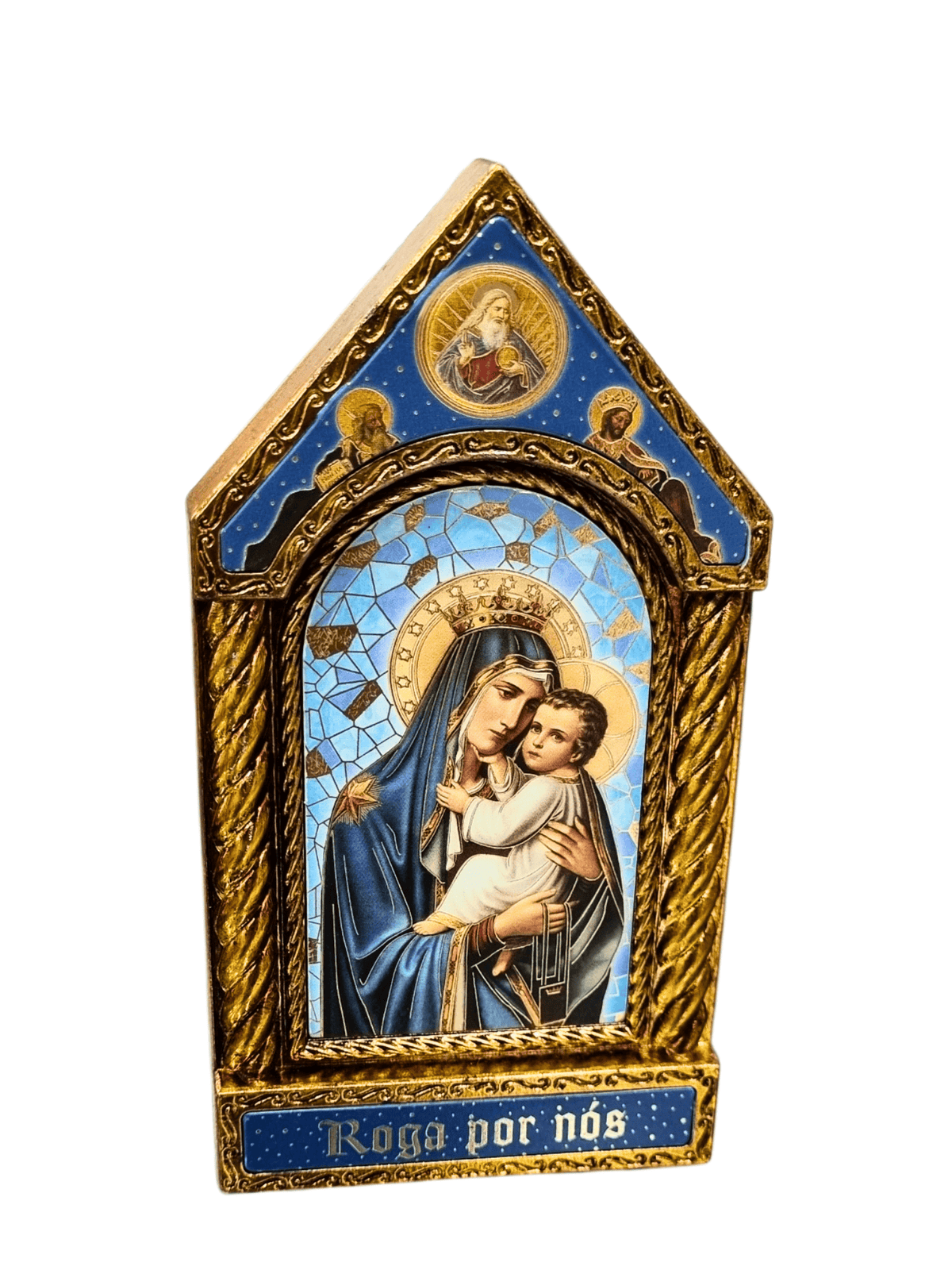 Adorno Italiano Clássico Madonna-TerraCotta Arte Sacra