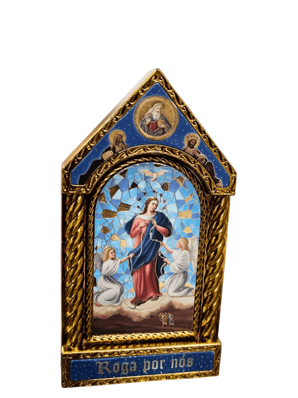 Adorno Italiano Clássico Nossa Senhora Desatadora dos Nós-TerraCotta Arte Sacra