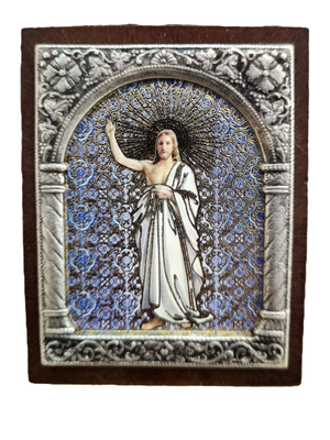 Adorno Italiano Cristo Ressucitado 6 cm x 5 cm-TerraCotta Arte Sacra