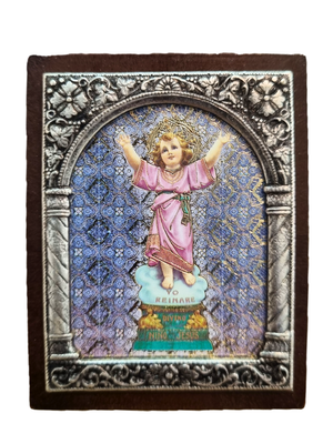 Adorno Italiano Divino Menino 6 cm x 5 cm-TerraCotta Arte Sacra