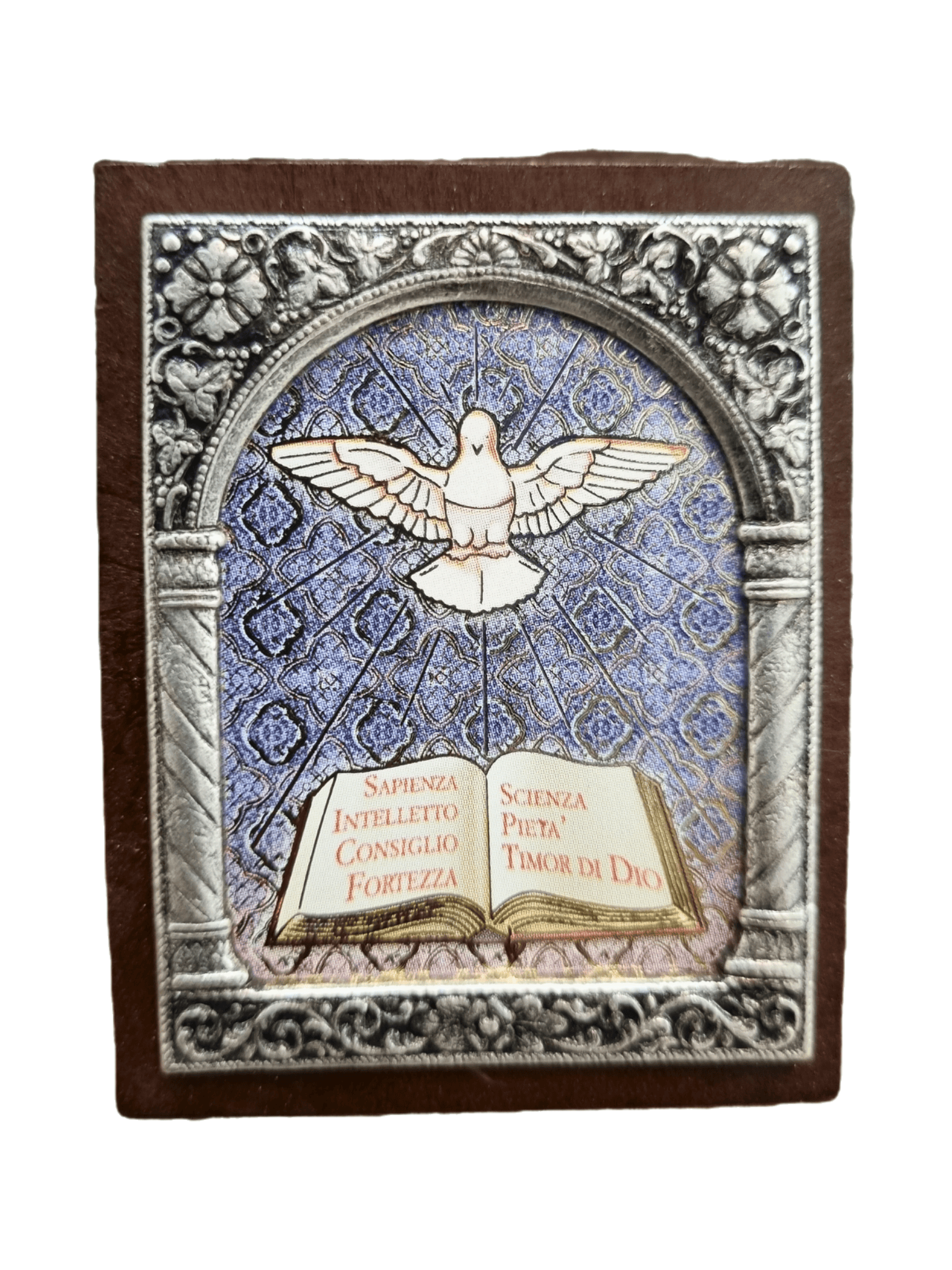 Adorno Italiano Espirito Santo 6 cm x 5 cm-TerraCotta Arte Sacra
