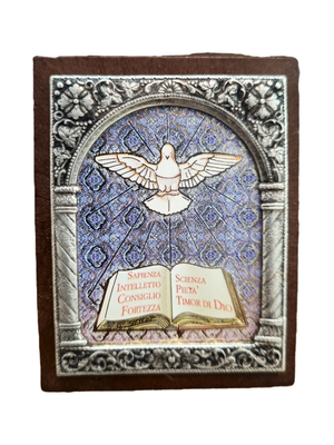 Adorno Italiano Espirito Santo 6 cm x 5 cm-TerraCotta Arte Sacra