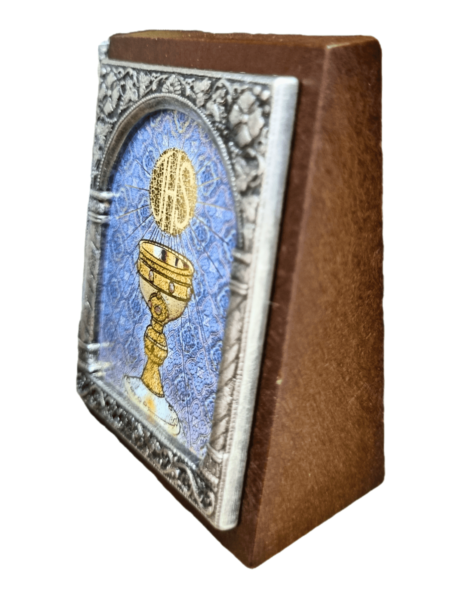 Adorno Italiano Eucaristia 6 cm x 5 cm-TerraCotta Arte Sacra