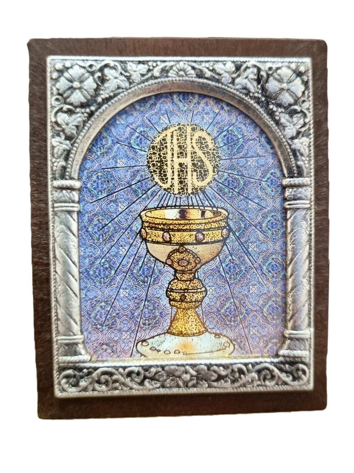 Adorno Italiano Eucaristia 6 cm x 5 cm-TerraCotta Arte Sacra