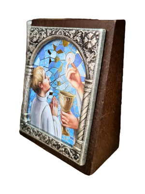 Adorno Italiano Eucaristia Menino 6 cm x 5 cm-TerraCotta Arte Sacra
