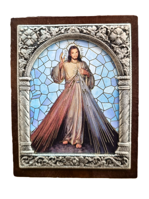 Adorno Italiano Jesus Misericordioso 6 cm x 5 cm-TerraCotta Arte Sacra