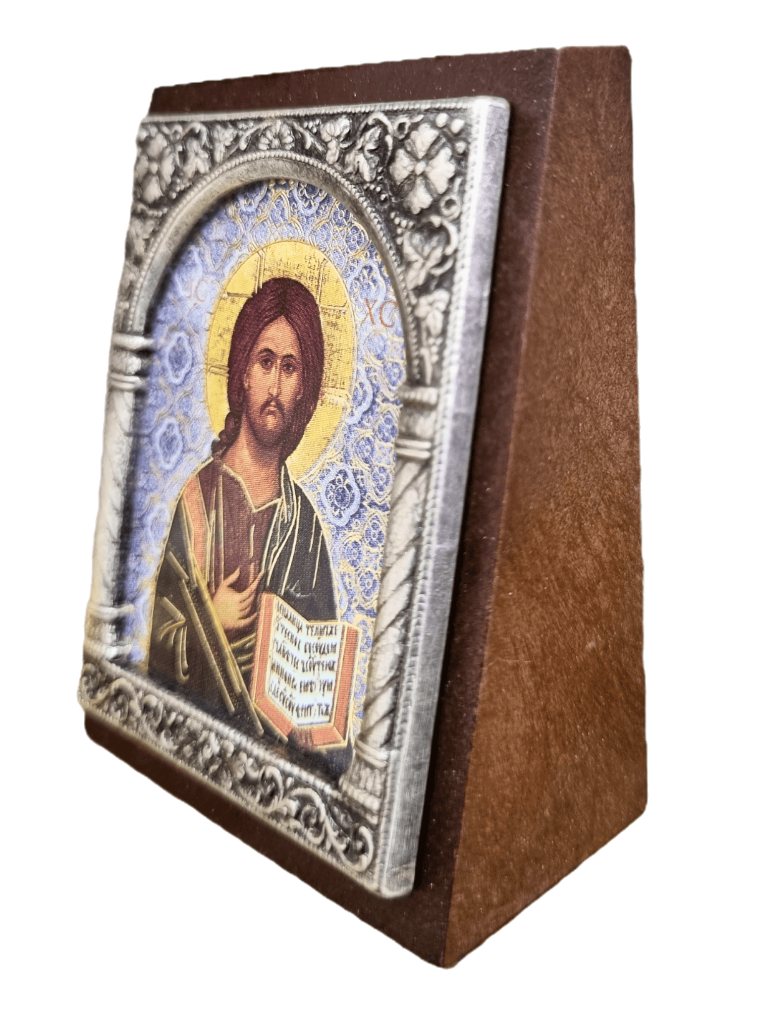 Adorno Italiano Jesus Ortodoxo 6 cm x 5 cm-TerraCotta Arte Sacra