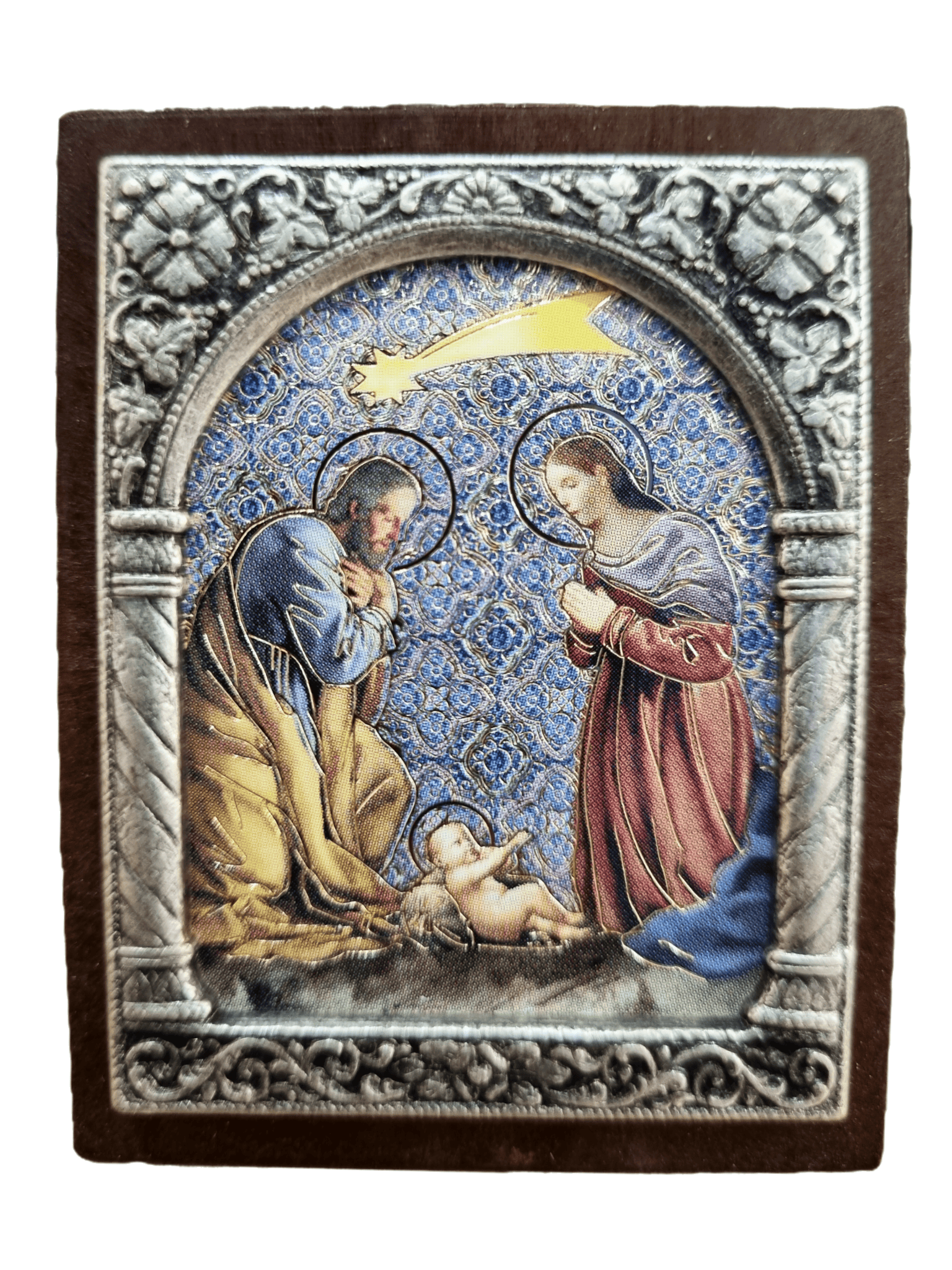 Adorno Italiano Natividade de Cristo 6 cm x 5 cm-TerraCotta Arte Sacra