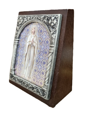 Adorno Italiano Nossa Senhora De Lourdes 6 cm x 5 cm-TerraCotta Arte Sacra