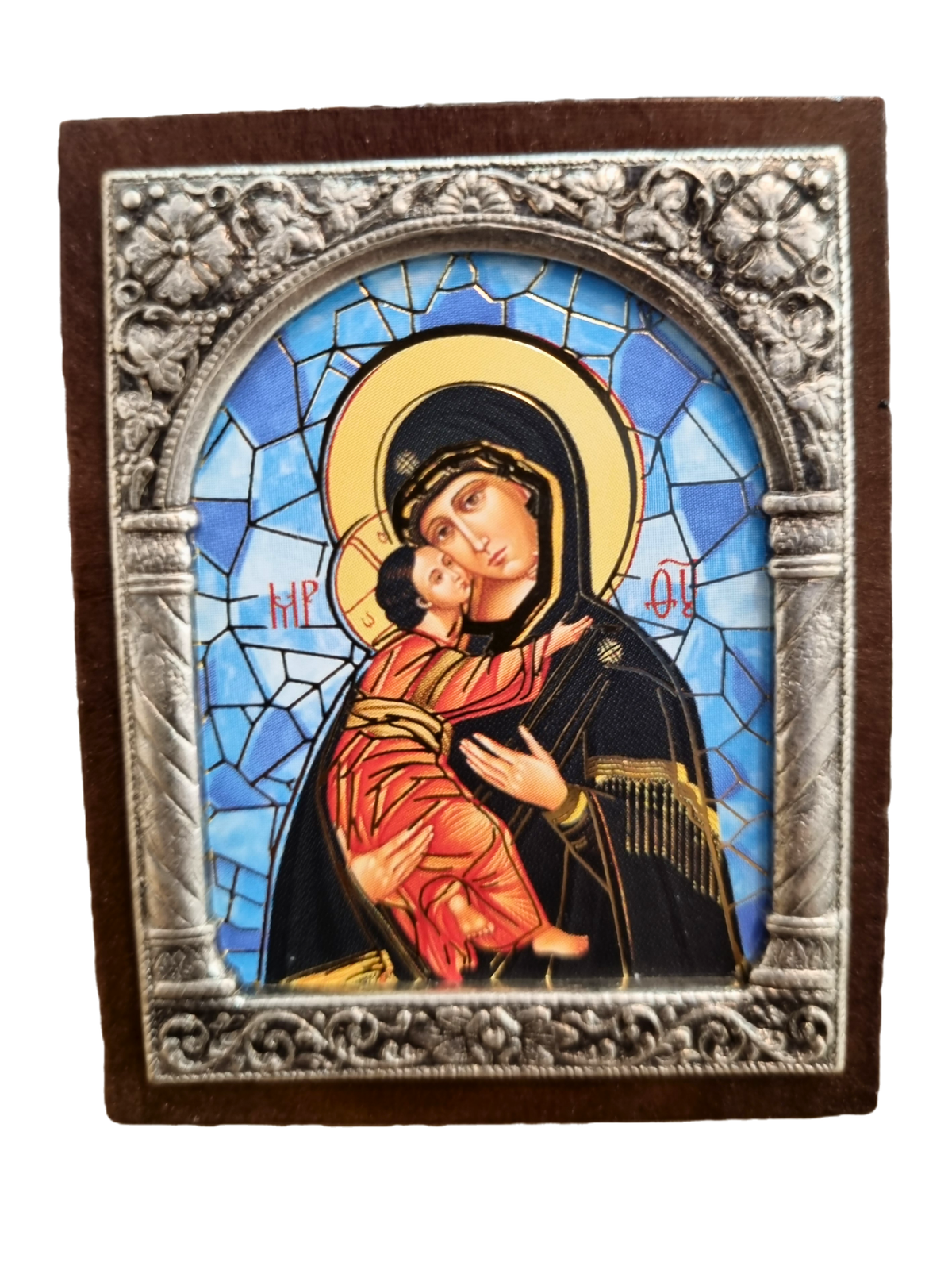 Adorno Italiano Nossa Senhora da Ternura 6 cm x 5 cm-TerraCotta Arte Sacra