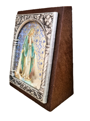 Adorno Italiano Nossa Senhora das Graças 6 cm x 5 cm-TerraCotta Arte Sacra