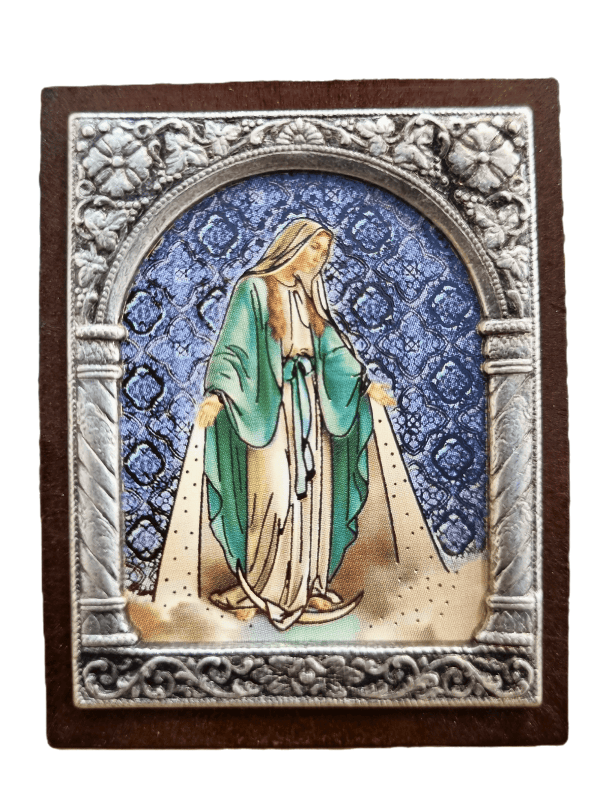 Adorno Italiano Nossa Senhora das Graças 6 cm x 5 cm-TerraCotta Arte Sacra
