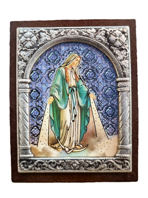 Adorno Italiano Nossa Senhora das Graças 6 cm x 5 cm-TerraCotta Arte Sacra