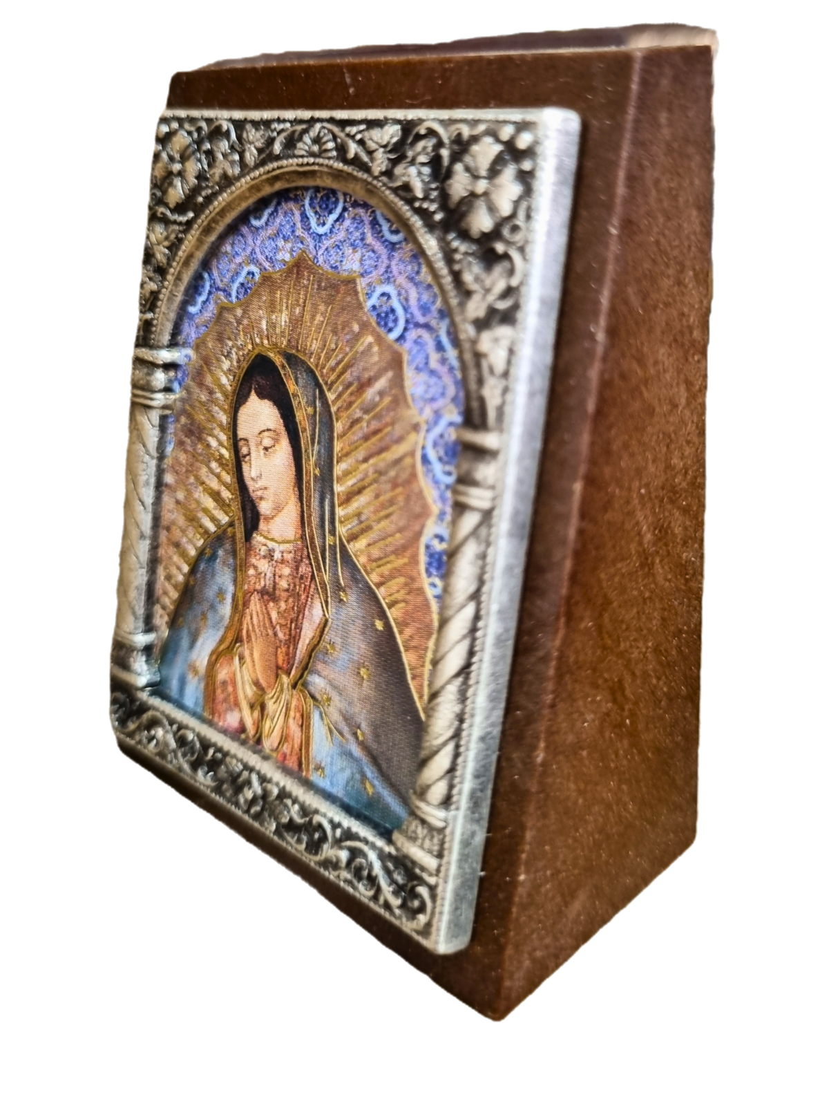 Adorno Italiano Nossa Senhora de Guadalupe 6 cm x 5 cm-TerraCotta Arte Sacra