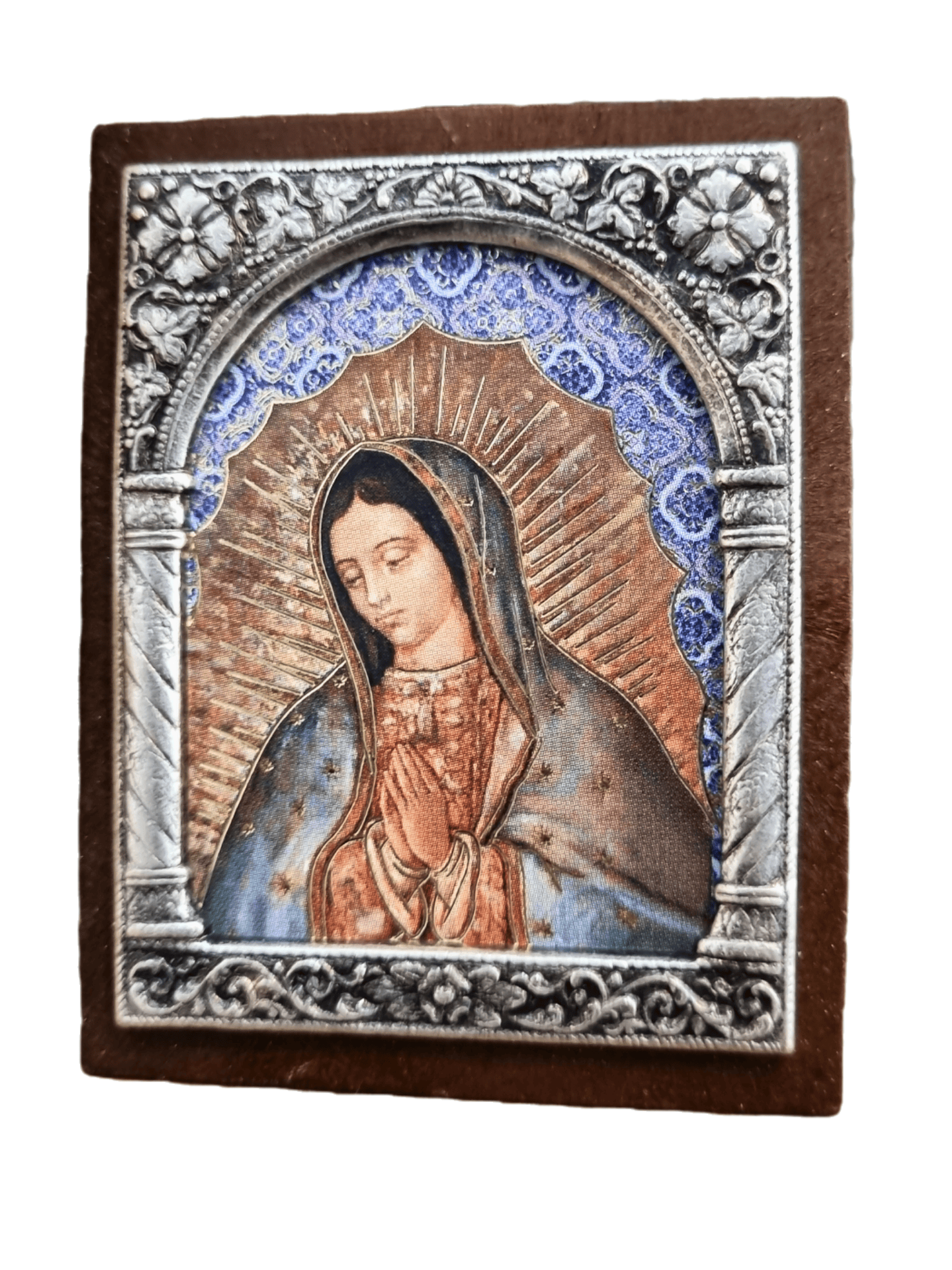 Adorno Italiano Nossa Senhora de Guadalupe 6 cm x 5 cm-TerraCotta Arte Sacra