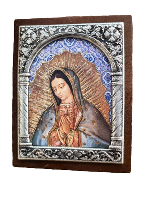 Adorno Italiano Nossa Senhora de Guadalupe 6 cm x 5 cm-TerraCotta Arte Sacra