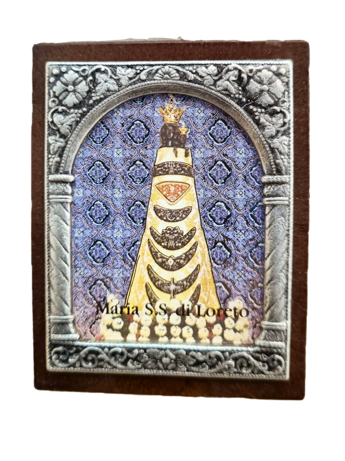 Adorno Italiano Nossa Senhora de Loreto 6 cm x 5 cm-TerraCotta Arte Sacra