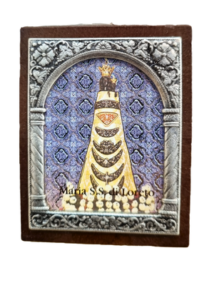 Adorno Italiano Nossa Senhora de Loreto 6 cm x 5 cm-TerraCotta Arte Sacra
