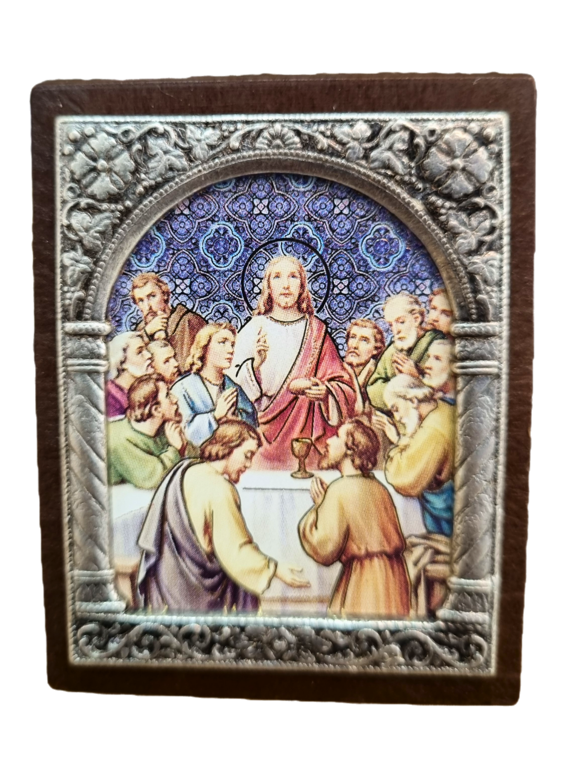 Adorno Italiano Santa Ceia 6 cm x 5 cm-TerraCotta Arte Sacra