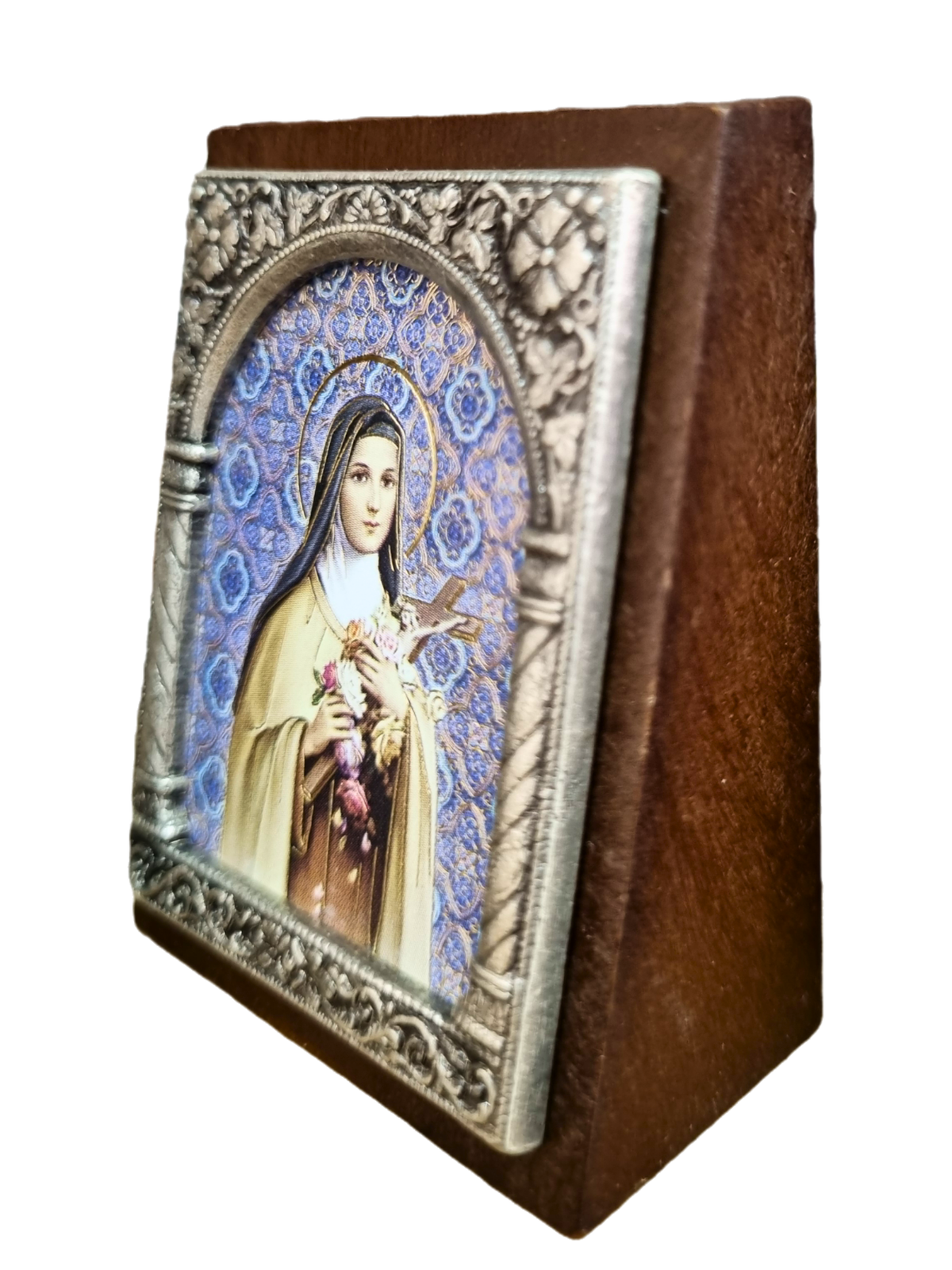 Adorno Italiano Santa Terezinha 6 cm x 5 cm-TerraCotta Arte Sacra