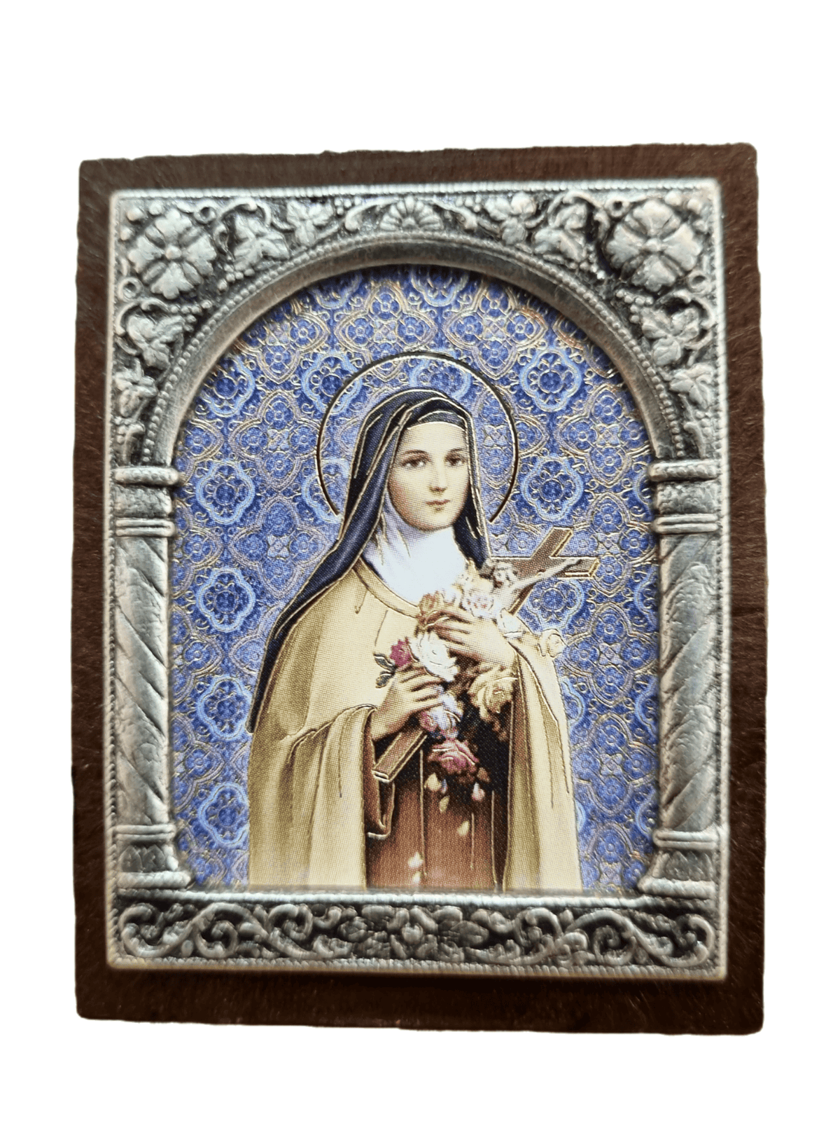 Adorno Italiano Santa Terezinha 6 cm x 5 cm-TerraCotta Arte Sacra