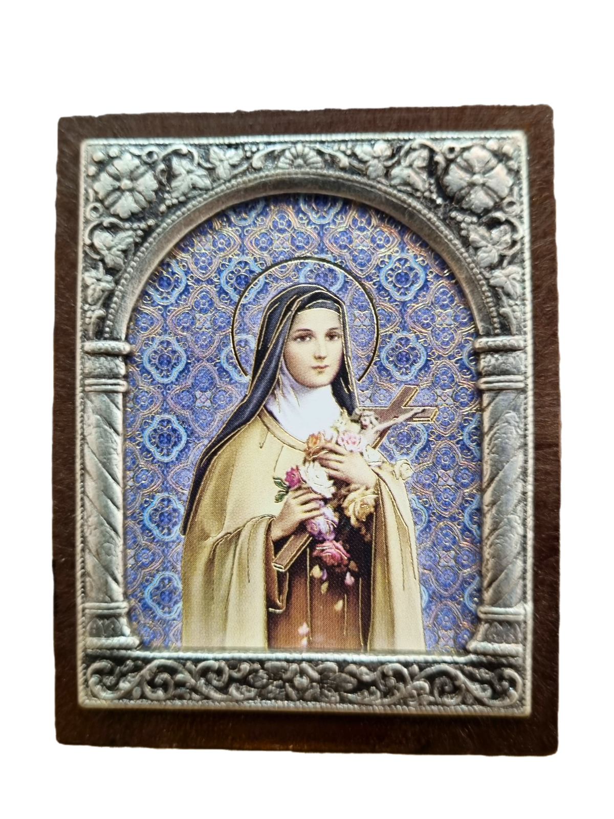 Adorno Italiano Santa Terezinha 6 cm x 5 cm-TerraCotta Arte Sacra
