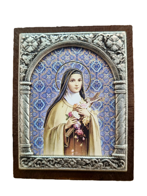Adorno Italiano Santa Terezinha 6 cm x 5 cm-TerraCotta Arte Sacra