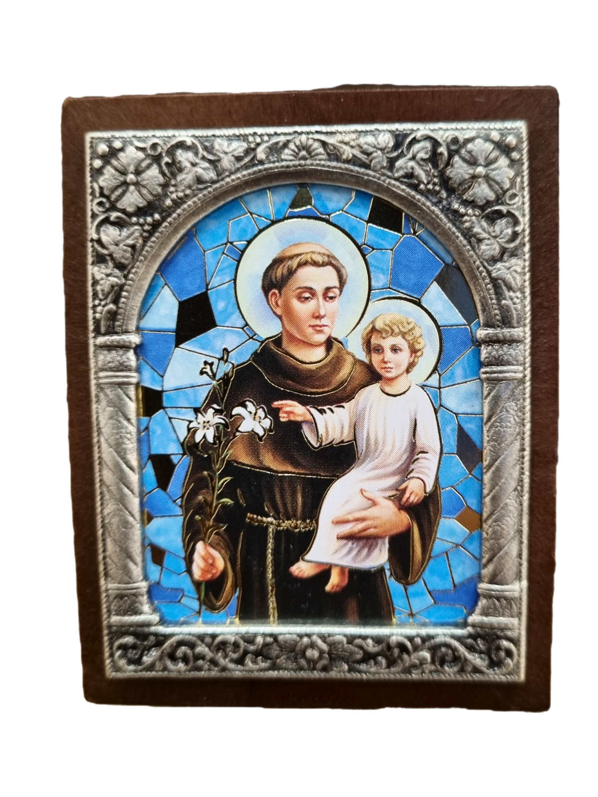 Adorno Italiano Santo Antônio 6 cm x 5 cm-TerraCotta Arte Sacra