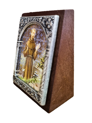 Adorno Italiano São Francisco 6 cm x 5 cm-TerraCotta Arte Sacra