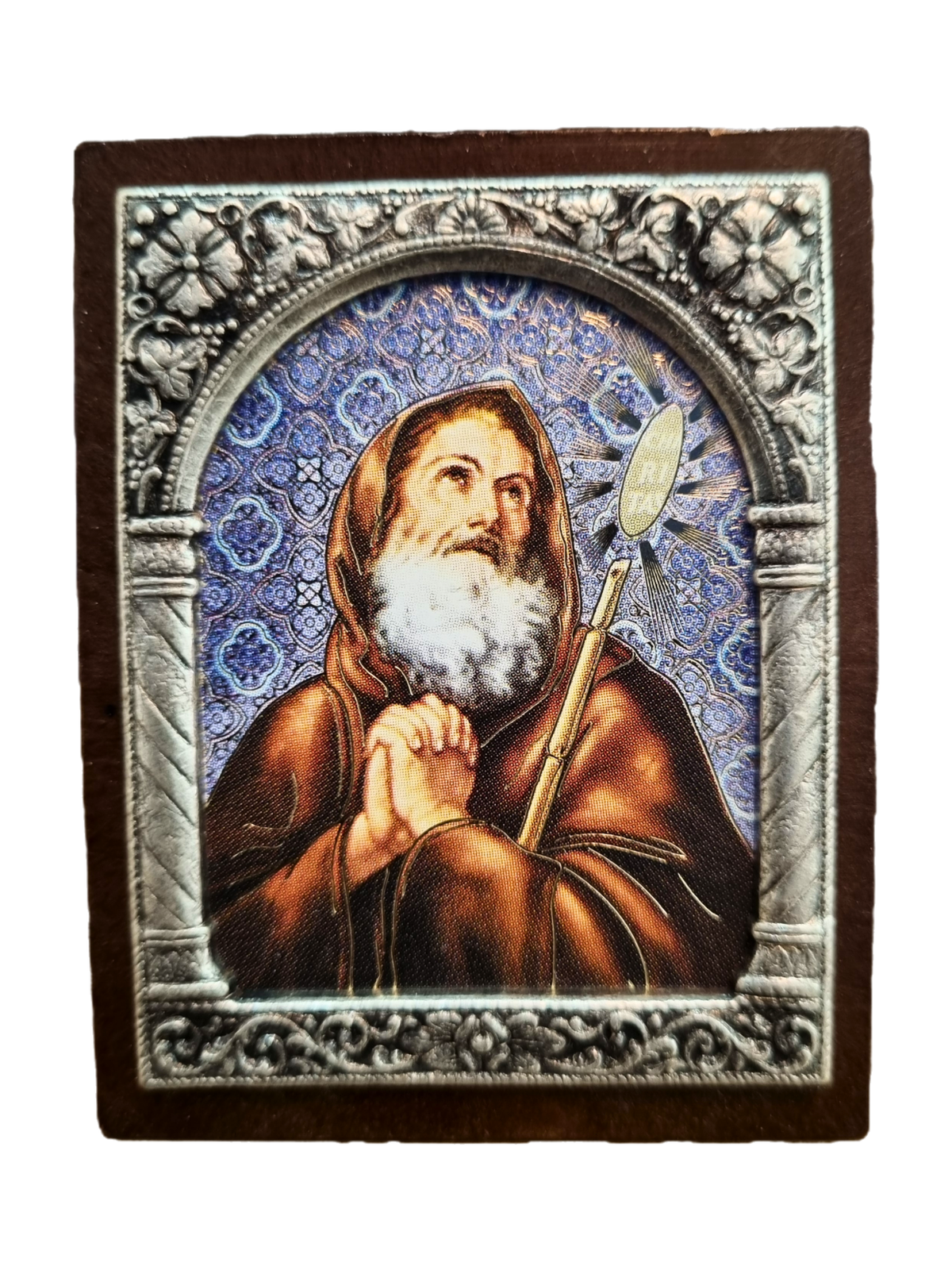 Adorno Italiano São Francisco de Paula 6 cm x 5 cm-TerraCotta Arte Sacra