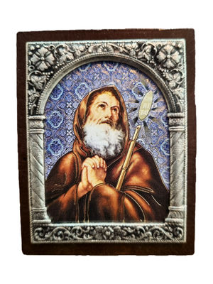 Adorno Italiano São Francisco de Paula 6 cm x 5 cm-TerraCotta Arte Sacra