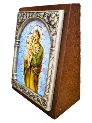 Adorno Italiano São José 6 cm x 5 cm-TerraCotta Arte Sacra