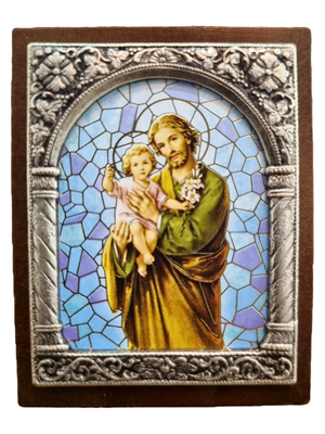 Adorno Italiano São José 6 cm x 5 cm-TerraCotta Arte Sacra