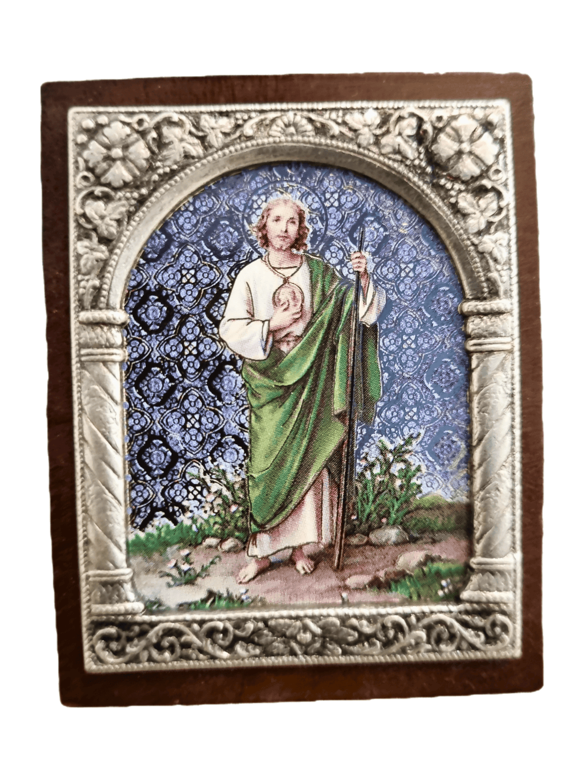 Adorno Italiano São Judas 6 cm x 5 cm-TerraCotta Arte Sacra