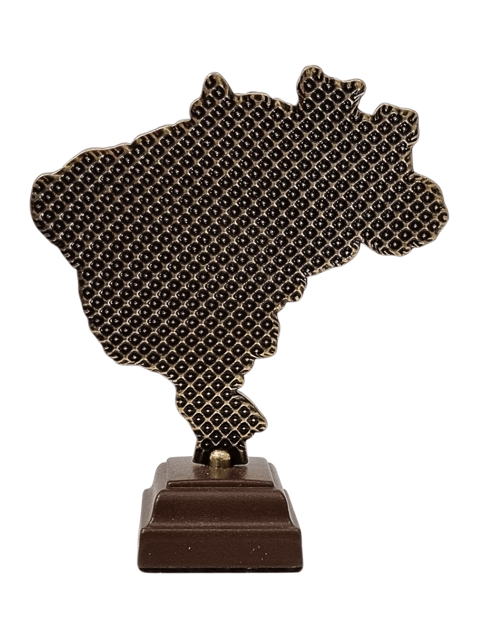 Adorno de Nossa Senhora Aparecida Padroeira do Brasil em Bronze 12 cm-TerraCotta Arte Sacra