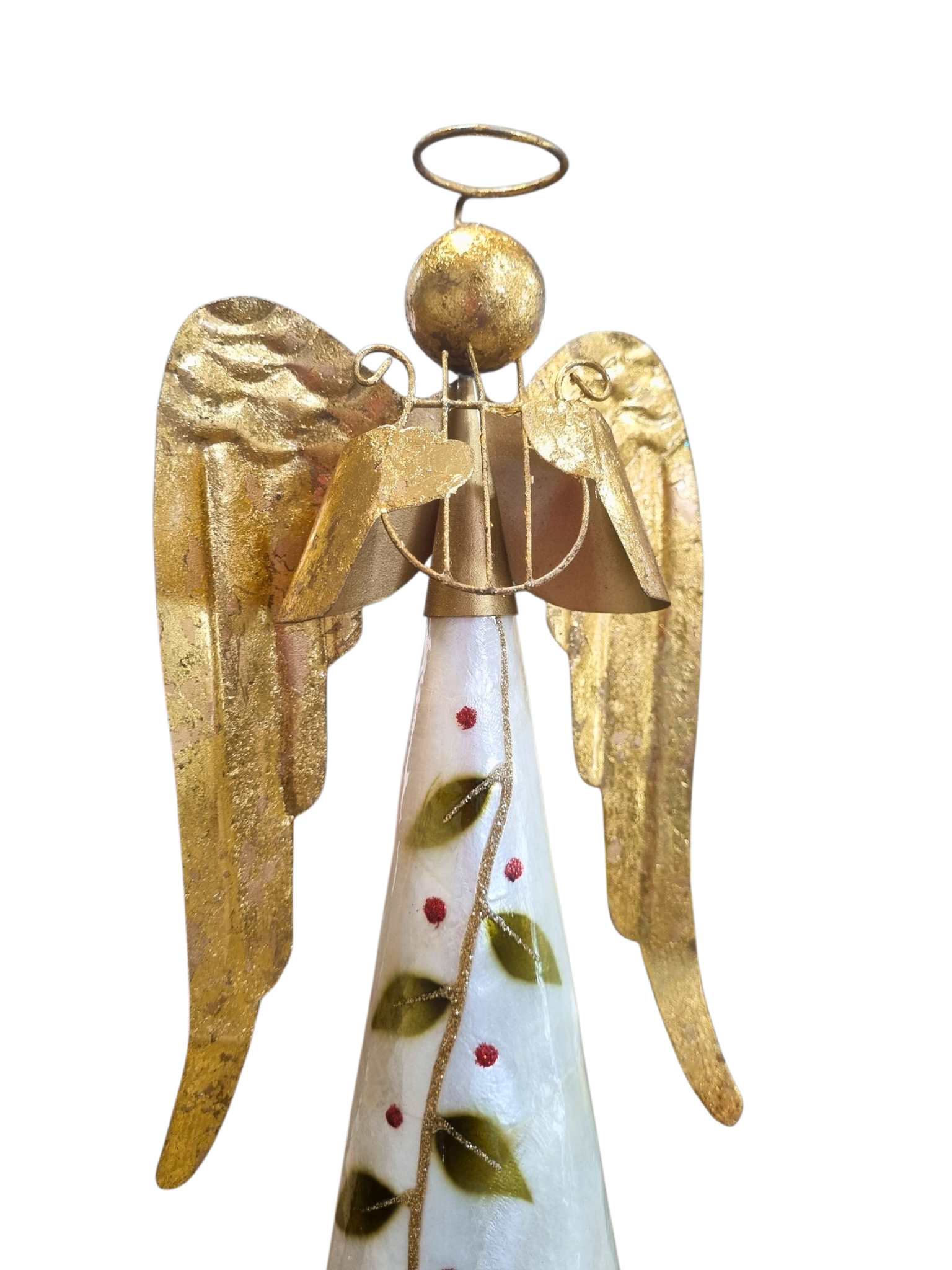 Anjo Natalino em Madrepérola 46 cm-TerraCotta Arte Sacra