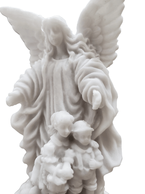 Anjo da Guarda em Pó de Mármore 12 cm-TerraCotta Arte Sacra