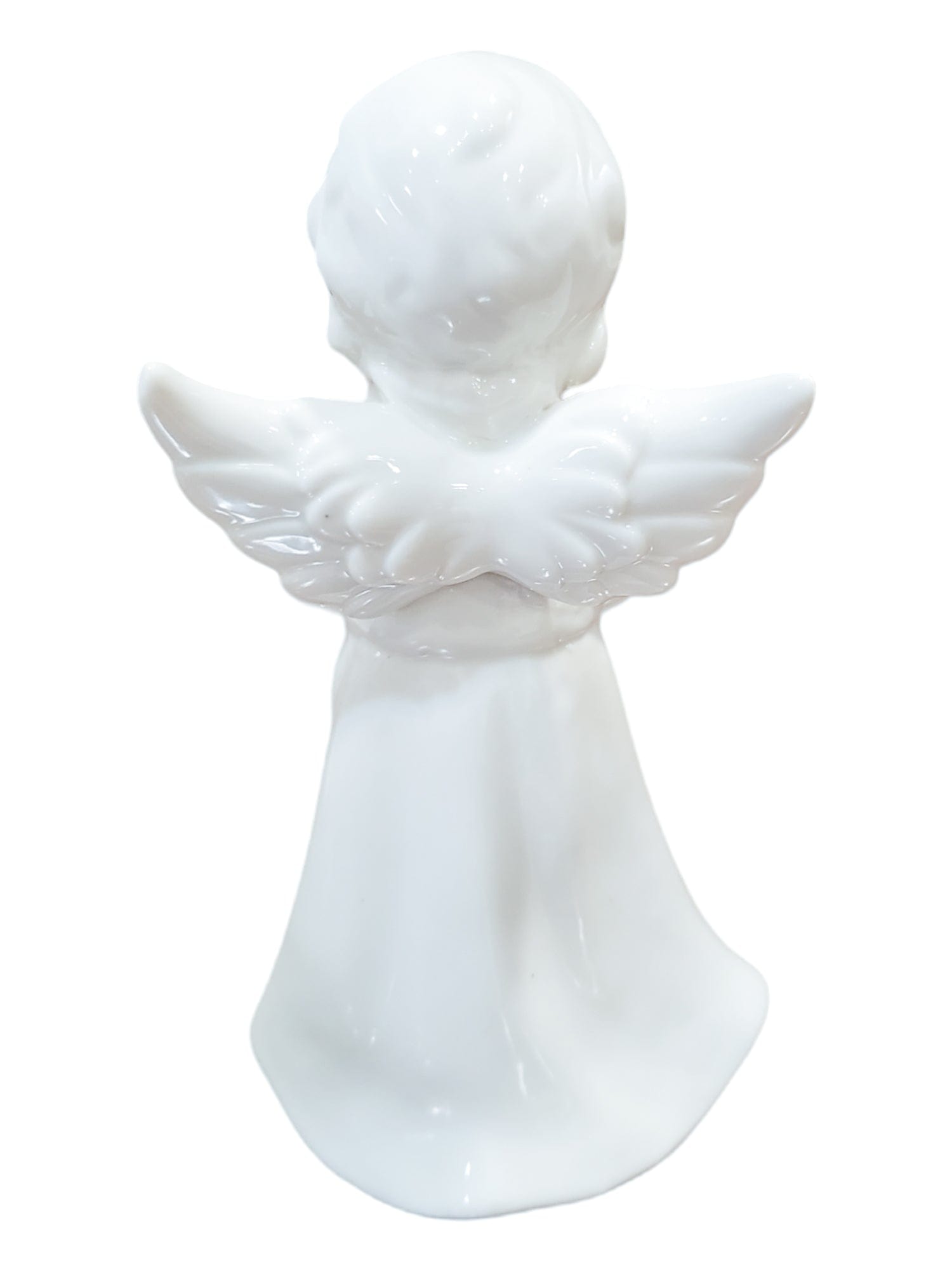 Anjo de Porcelana com Coração 18 cm-TerraCotta Arte Sacra