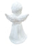 Anjo de Porcelana com Coração 18 cm-TerraCotta Arte Sacra