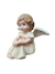Anjo em Porcelana Sentado 6 cm-TerraCotta Arte Sacra