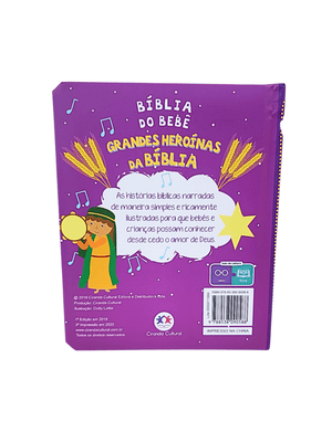 Bíblia do Bebê: Grandes Heroínas da Bíblia-TerraCotta Arte Sacra
