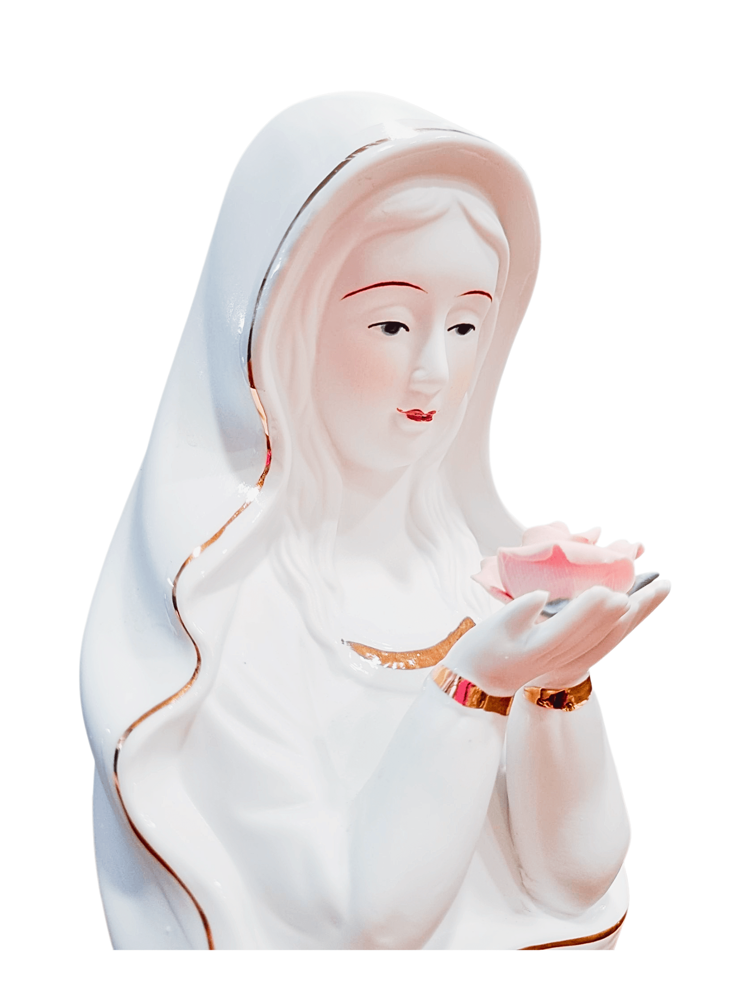 Busto de Nossa Senhora em Porcelana 19 cm-TerraCotta Arte Sacra