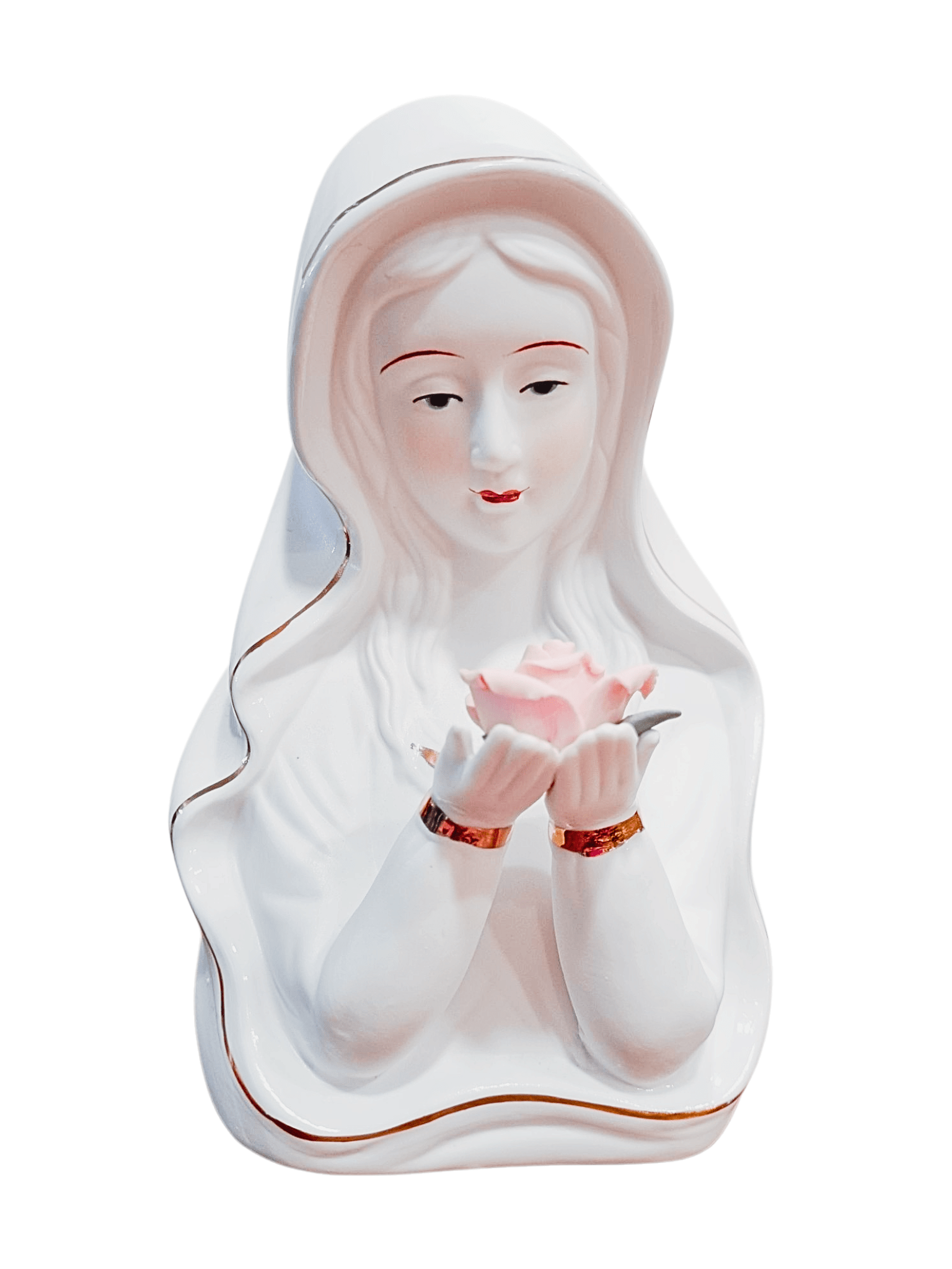 Busto de Nossa Senhora em Porcelana 19 cm-TerraCotta Arte Sacra