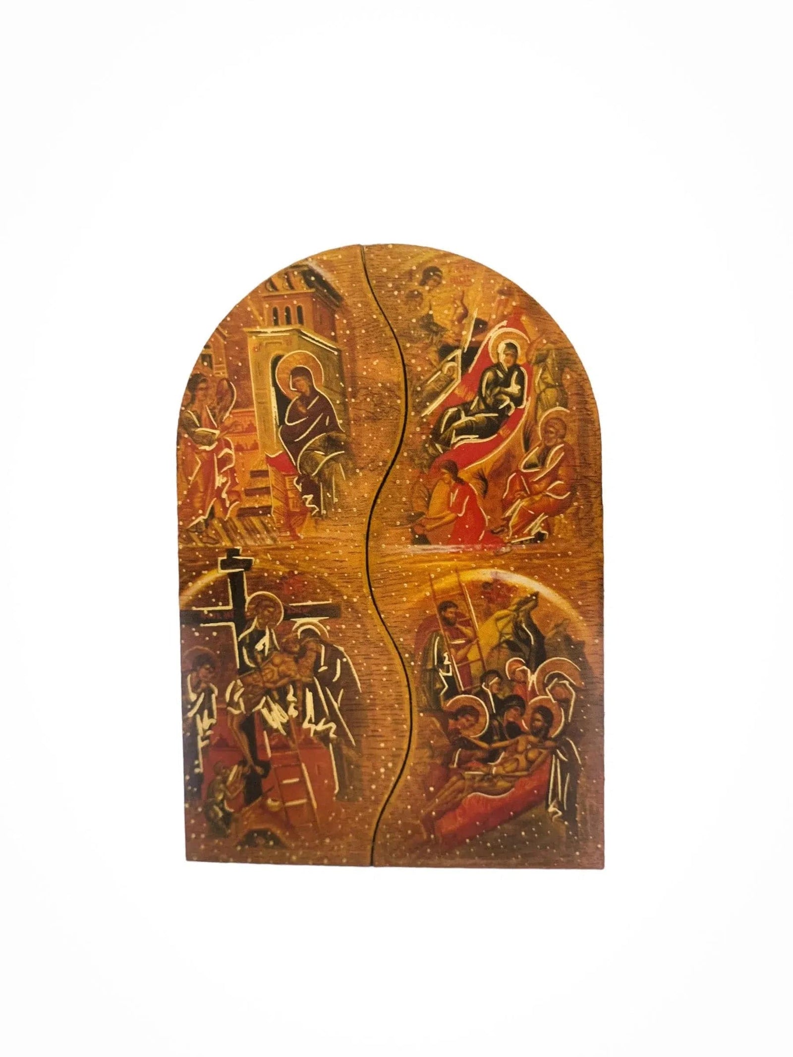 Capelinha Italiana Nossa Senhora da Ternura-TerraCotta Arte Sacra
