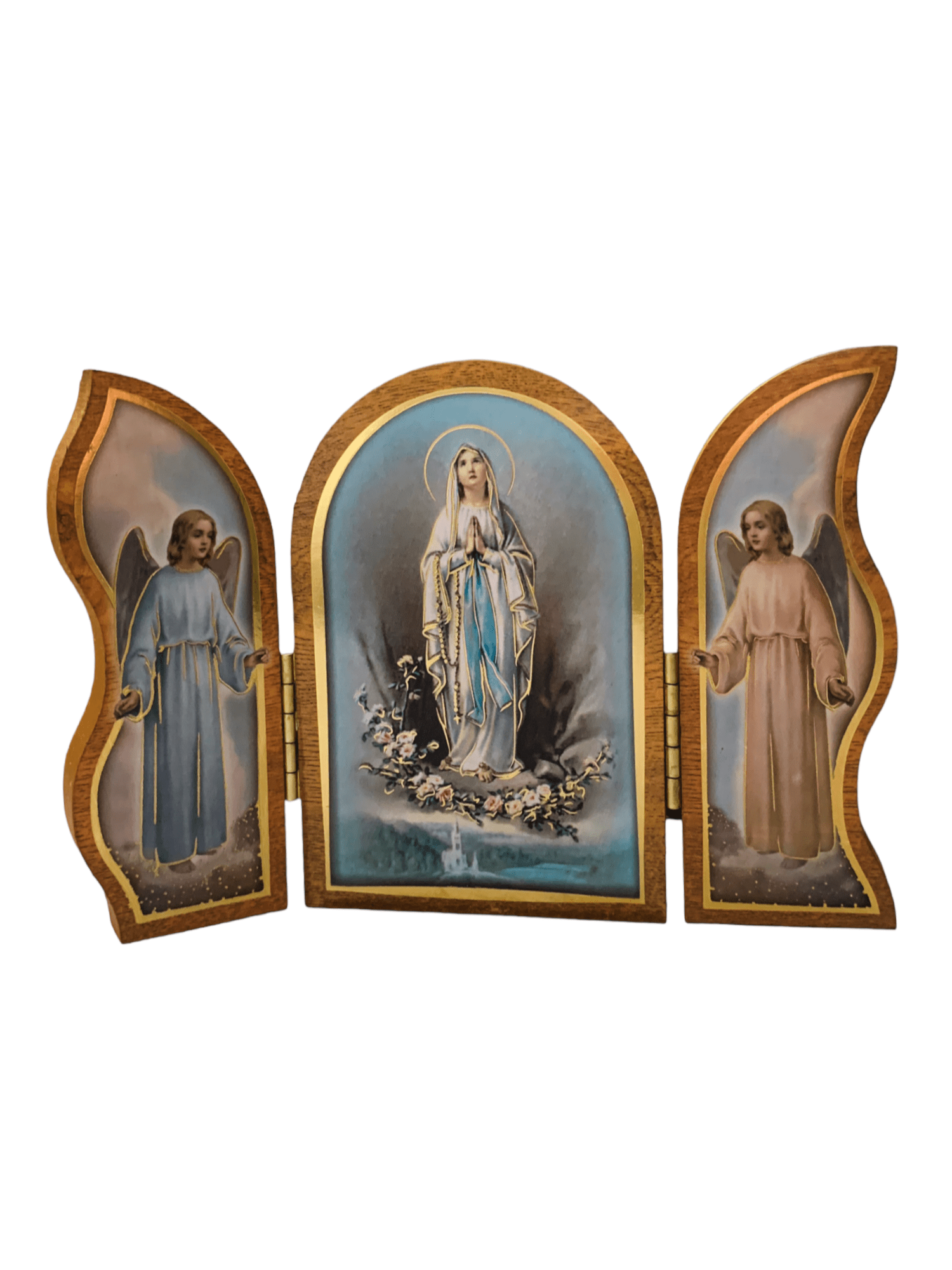 Capelinha Italiana Nossa Senhora de Lourdes-TerraCotta Arte Sacra