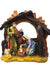 Cenário Sagrada Família com Ovelha Natalina 12 cm em Resina-TerraCotta Arte Sacra
