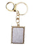 Chaveiro do Divino Espírito Santo Retangular Dourado-TerraCotta Arte Sacra